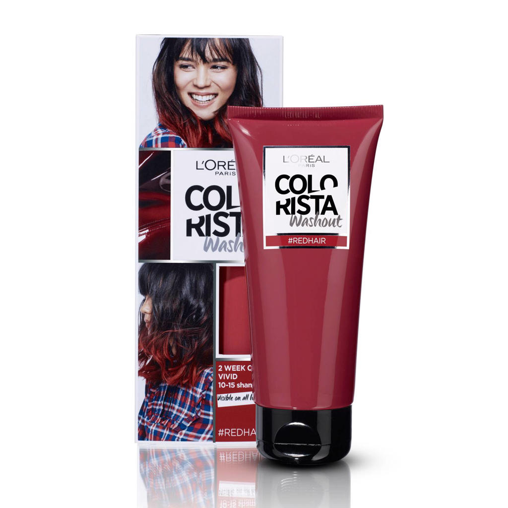 L'Oréal Paris Coloration Colorista Washout 1-2 weken haarkleuring - rood
