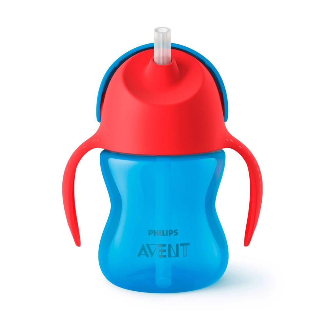 Philips AVENT Rietjesbeker 200 ml 9M+ Blauw SCF796/01
