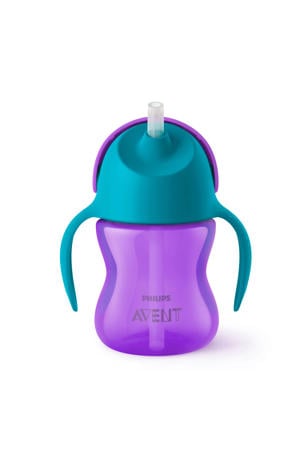 Rietjesbeker 200 ml 9M+ Paars SCF796/02