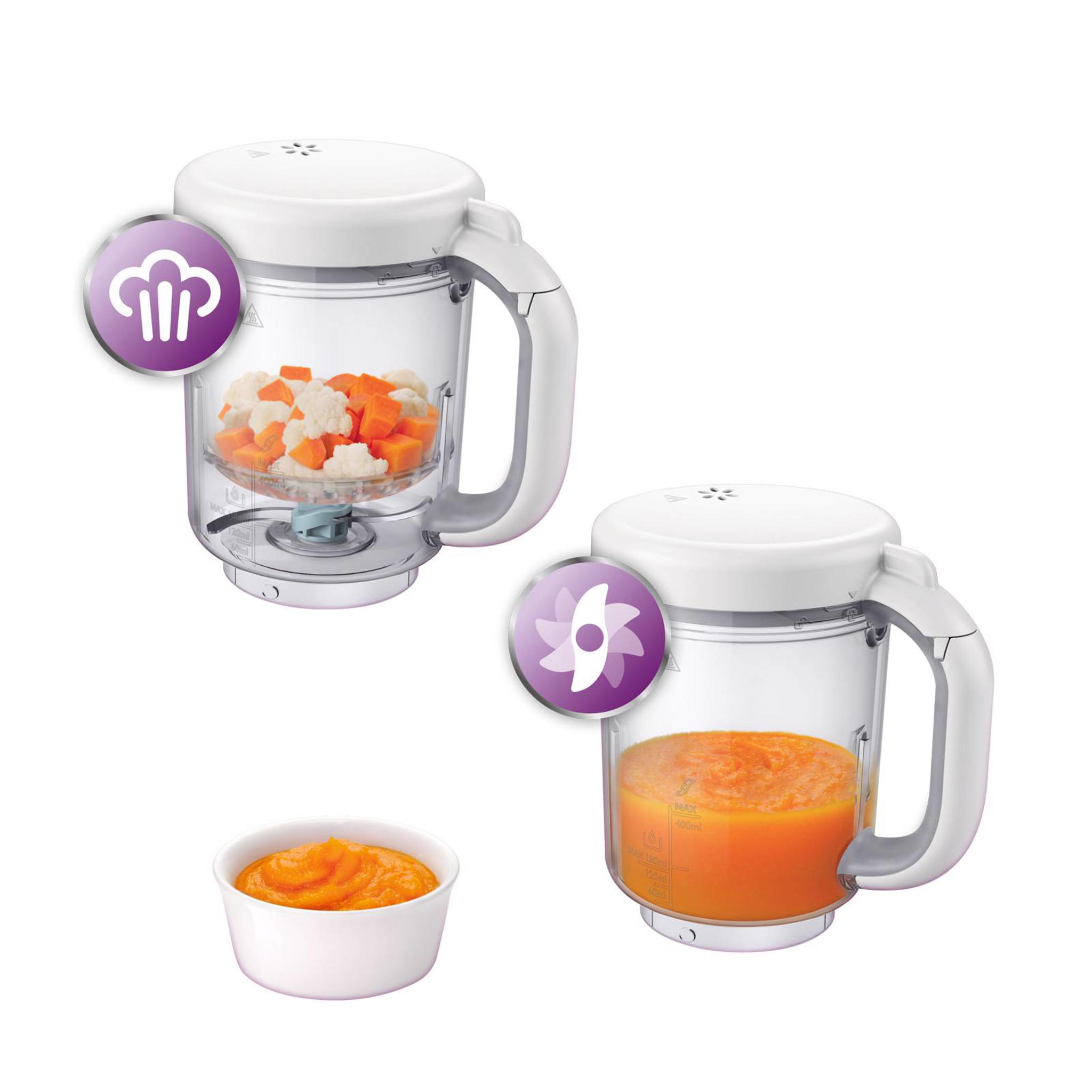 Philips AVENT 4-in-1 Babyvoedingmaker SCF883/01 Philips AVENT 4-in-1 Babyvoedingmaker SCF883/01