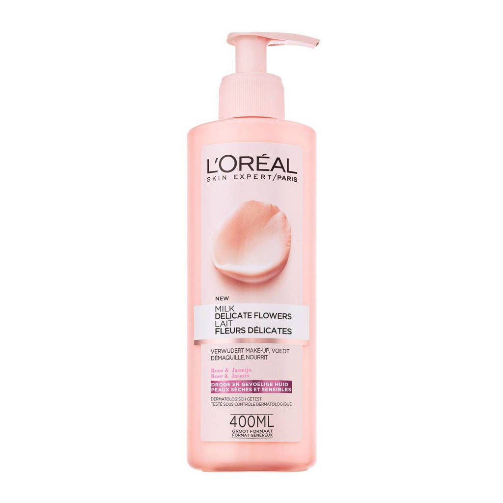 L'Oréal Paris Skin Expert Delicate Flowers reinigingsmelk - 400 ml