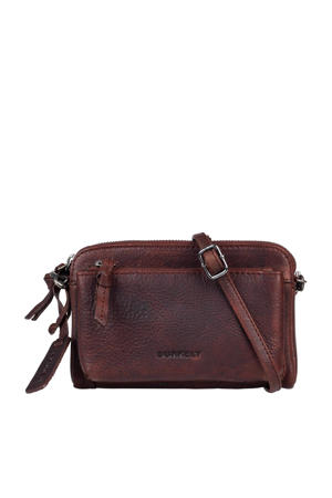 leren crossbody tas Antique Avery donkerbruin
