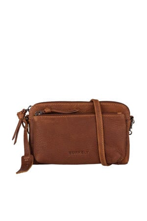 leren crossbody tas Antique Avery cognac