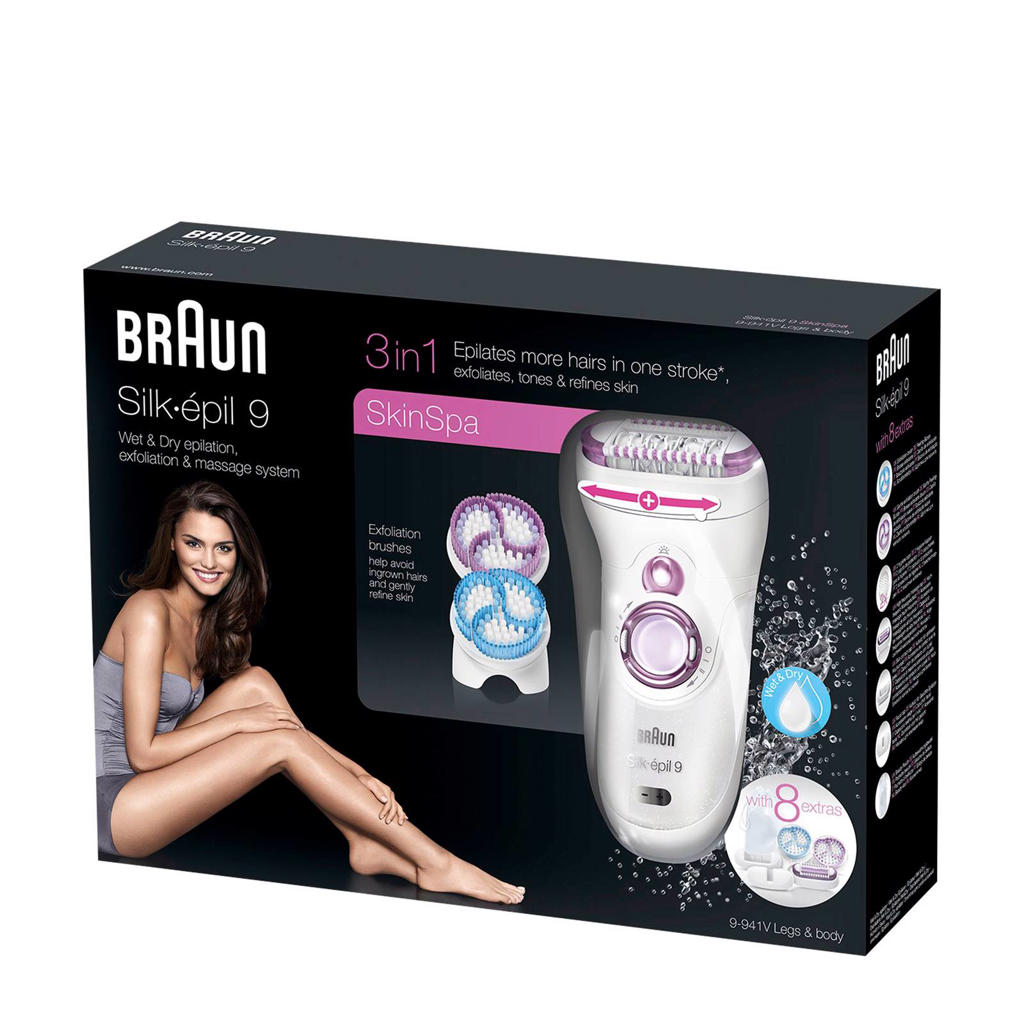 Braun Silk Epil 9 Skinspa Media Markt Braun Silk-épil 9-941v SkinSpa 3 in 1 epilator | wehkamp