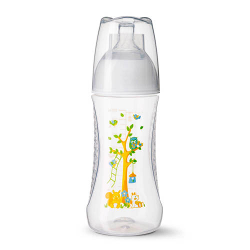 Bibi Happiness Fles Play With Us 260 Ml Oranjegroen bibi kopen in de aanbieding