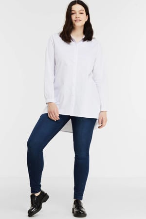 high waist super slim jeans Amy dark denim