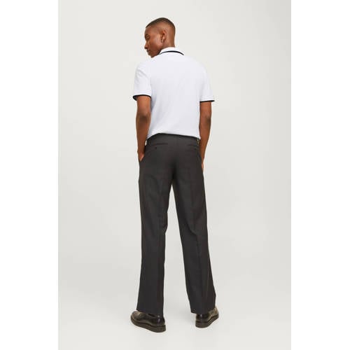 JACK & JONES ESSENTIALS slim fit polo JJEPAULOS wit afbeelding