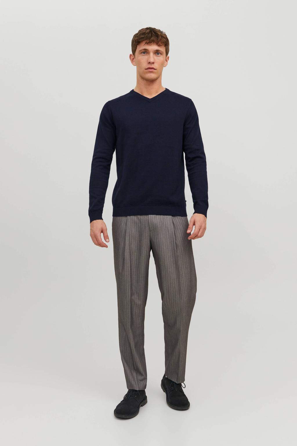 JACK & JONES ESSENTIALS pullover gebreid donkerblauw