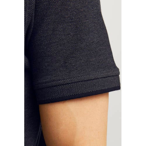 JACK & JONES ESSENTIALS slim fit polo JJEPAULOS antraciet afbeelding