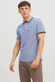 thumbnail: JACK & JONES ESSENTIALS slim fit polo JJEPAULOS lichtblauw