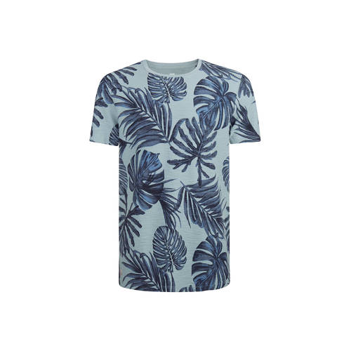 We Fashion T Shirt Met All Over Print Lichtblauw we fashion kopen in de aanbieding