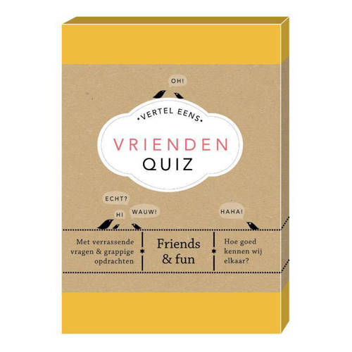 Vertel Eens Vrienden Quiz Elma Van Vliet huismerk kopen in de aanbieding