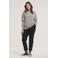 Plus Basics straight fit broek van travelstof zwart