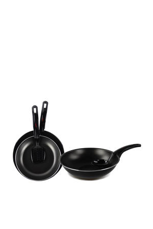 Slim pannenset, 3-delig 24/28/28 cm