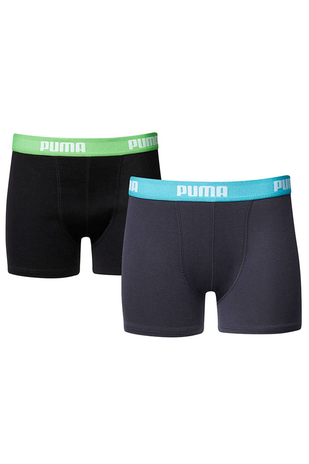 Puma boxershort - set van 2, Donkerblauw/zwart