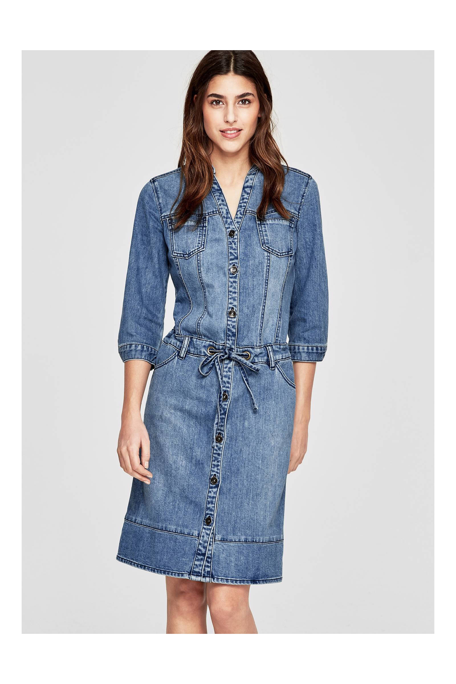 s.Oliver denim jurk | wehkamp