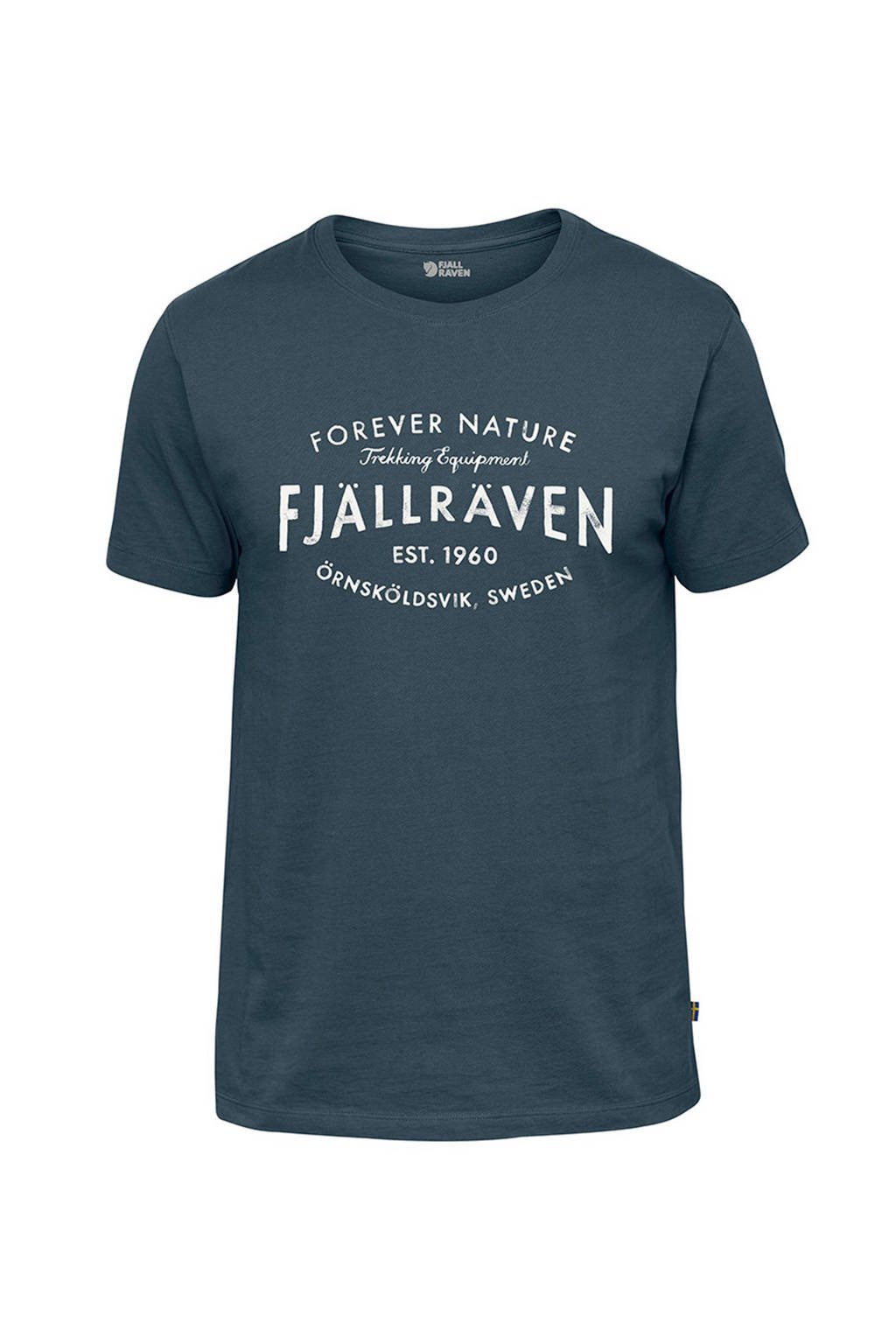 Fjällräven outdoor T-shirt Est. 1960, Blauw