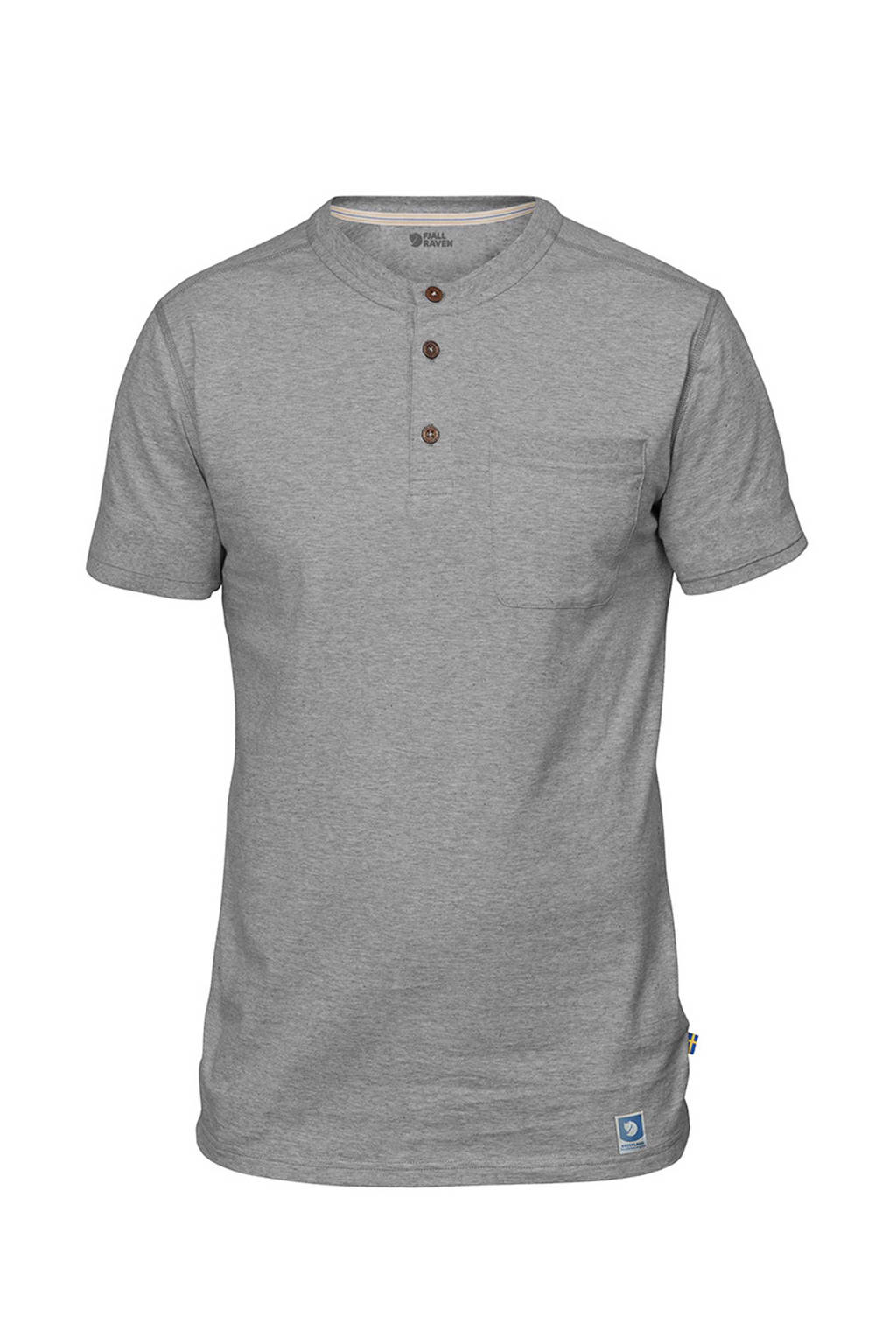 Fjällräven outdoor T-shirt Greenland Henley, Grijs