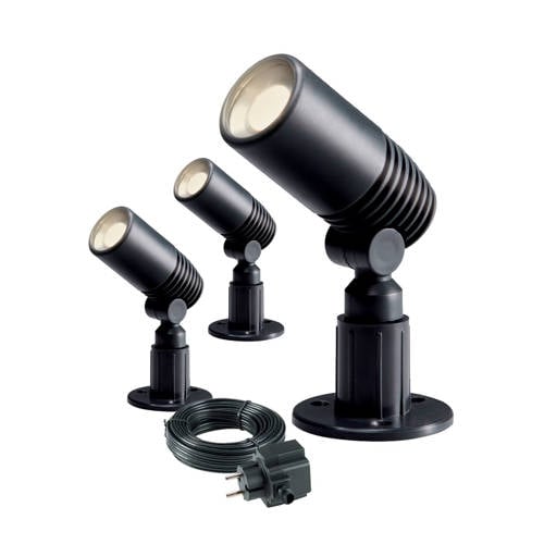 Wehkamp Garden Lights tuinspot Alder bundelset (set van 3) 12 V aanbieding