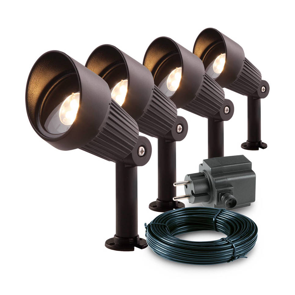 Garden Lights 12v Grondspot Focus Set Van 4 Garden Lights 12v Grondspot Focus Set Van 4