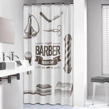Barber douchegordijn 180x200cm