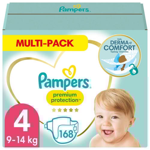 Pampers Premium Protection Maandbox Maat 4 9 14 Kg 168 Luiers pampers kopen in de aanbieding Pampers Premium Protection Maandbox Maat 4 9 14 Kg 168 Luiers pampers kopen in de aanbieding