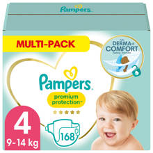 Premium Protection maandbox maat 4 (9-14 kg) 168 luiers