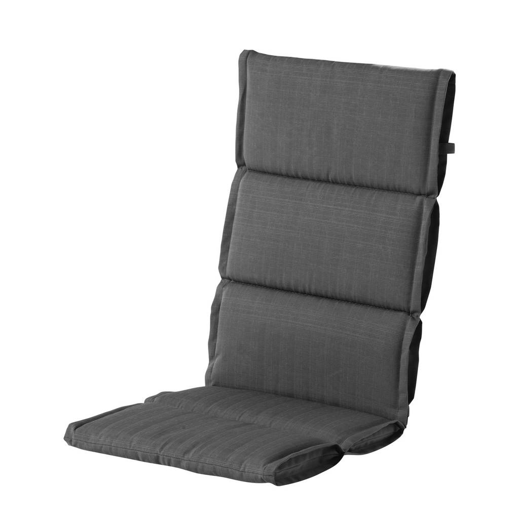 Hartman tuinstoelkussen Casual (hoge rug, set van 2), Grijs