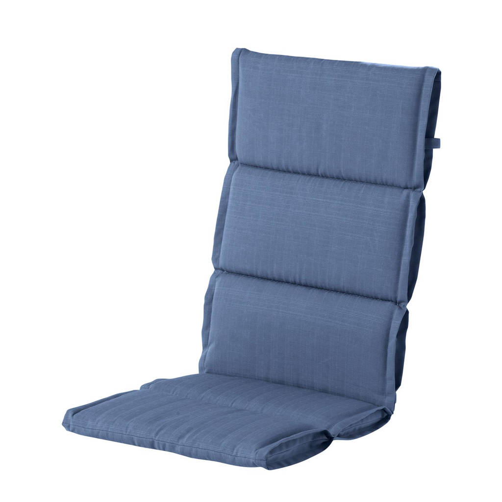 Hartman tuinkussen Casual (sling hoge rug, set van 2), Blauw