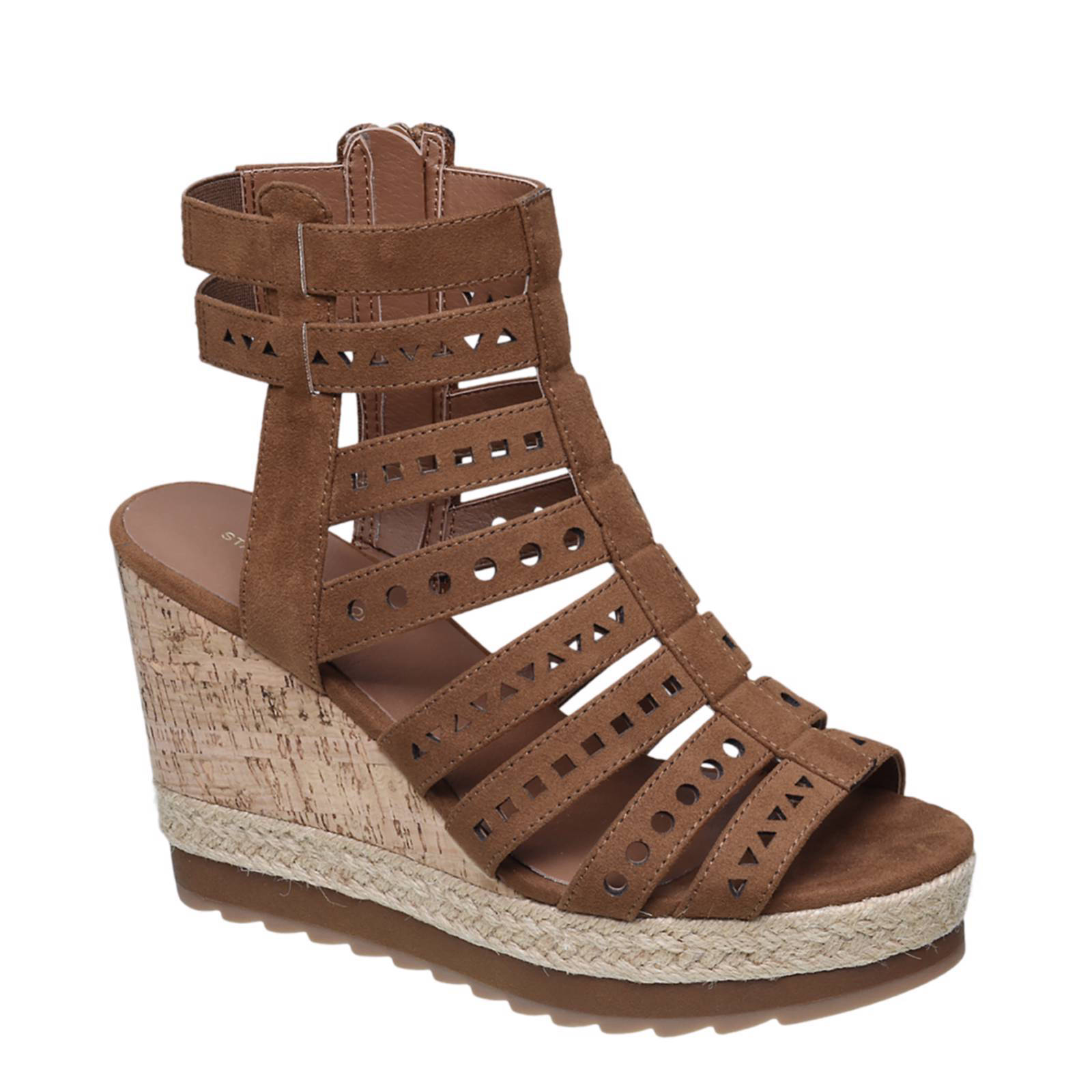 Espadrilles sleehak van haren sale