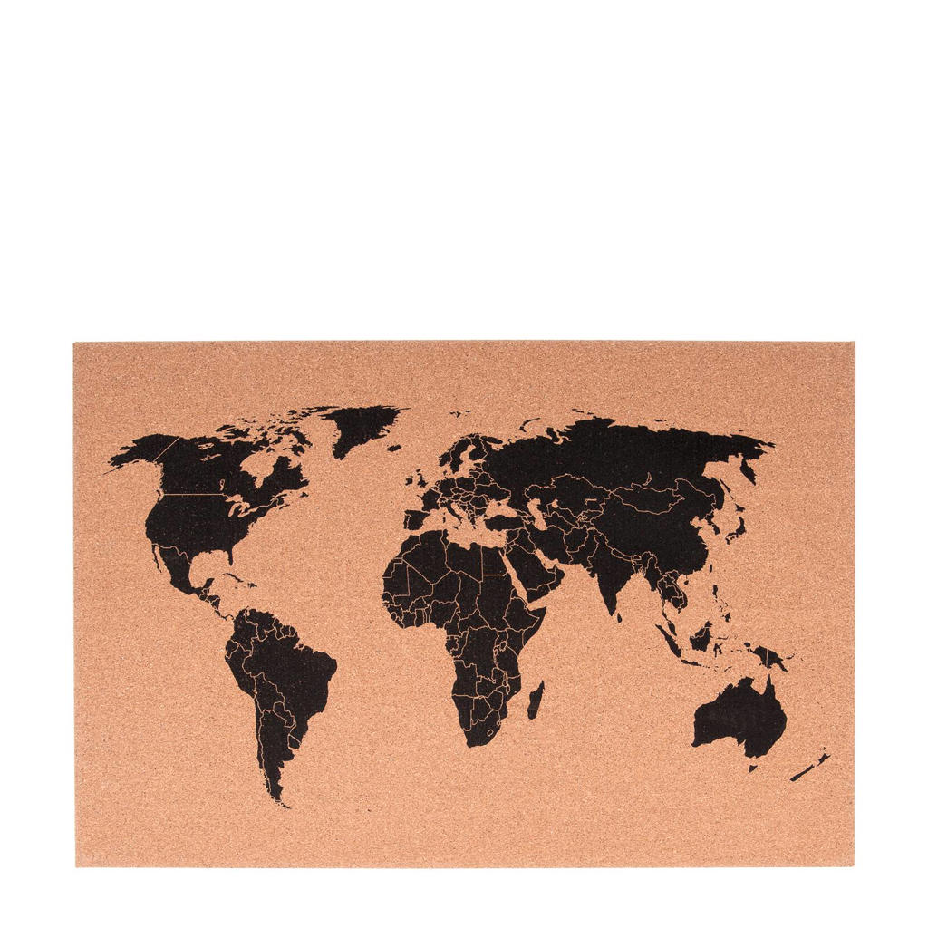 pt, prikbord wereldkaart ( cm)