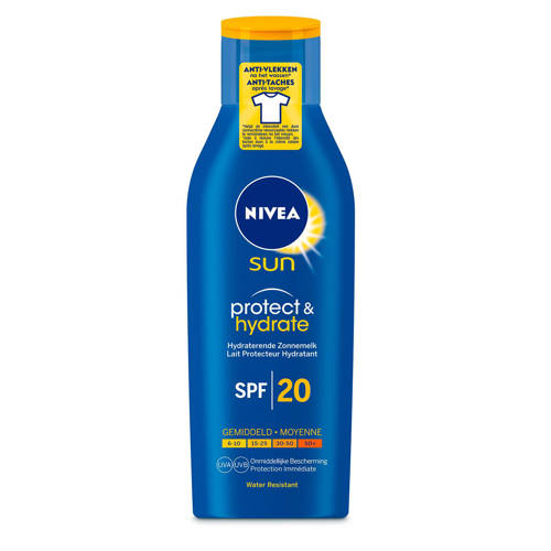 Nivea Sun Protect Hydrate Zonnemelk Spf20 400 Ml nivea kopen in de aanbieding
