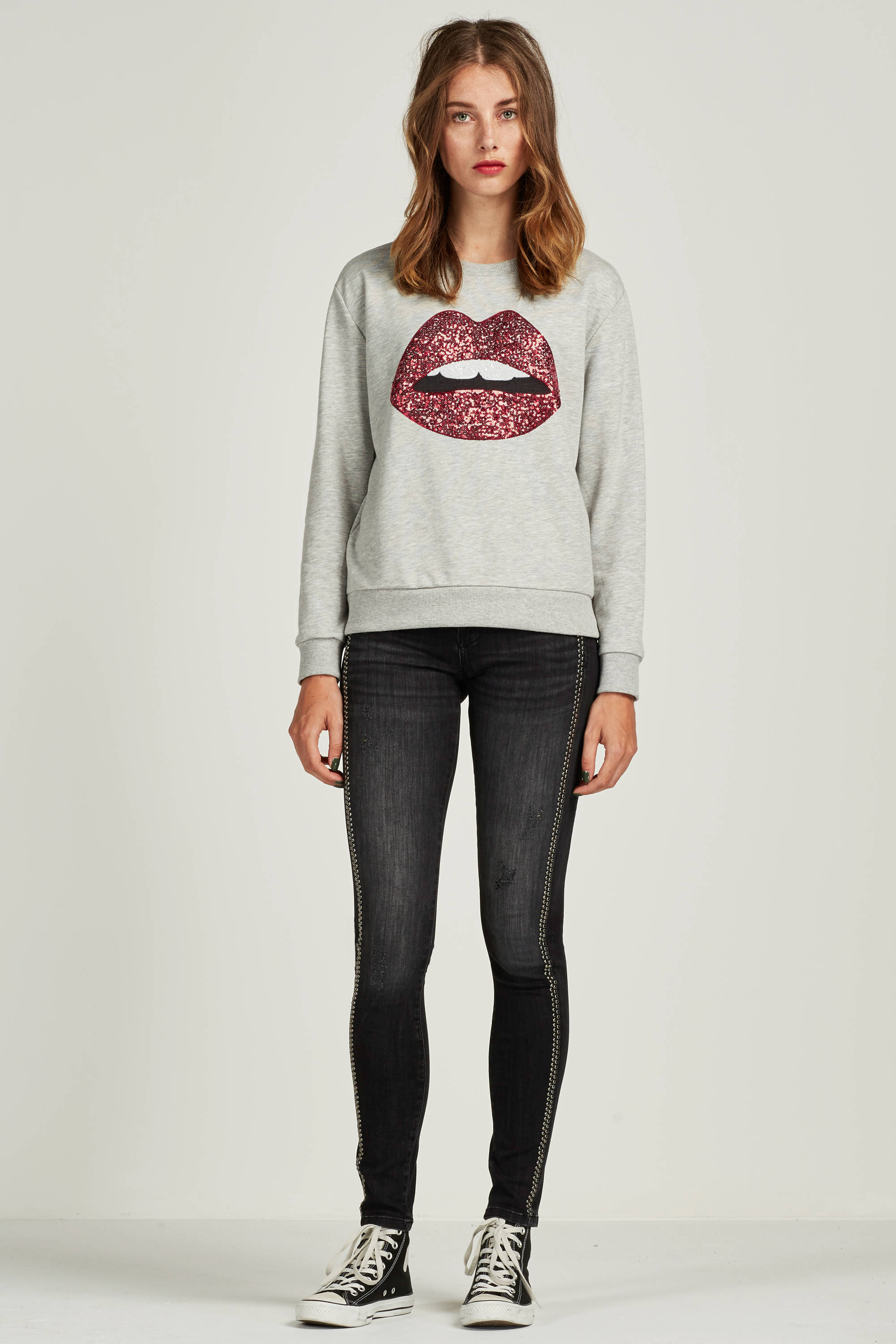 Catwalk Junkie sweater | wehkamp Catwalk Junkie sweater met hartjes | wehkamp