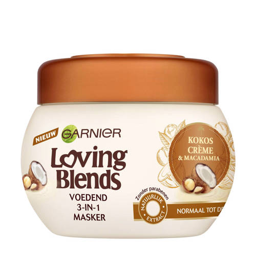 Garnier Loving Blends Kokos Macadamia Masker 300Ml garnier kopen in de aanbieding