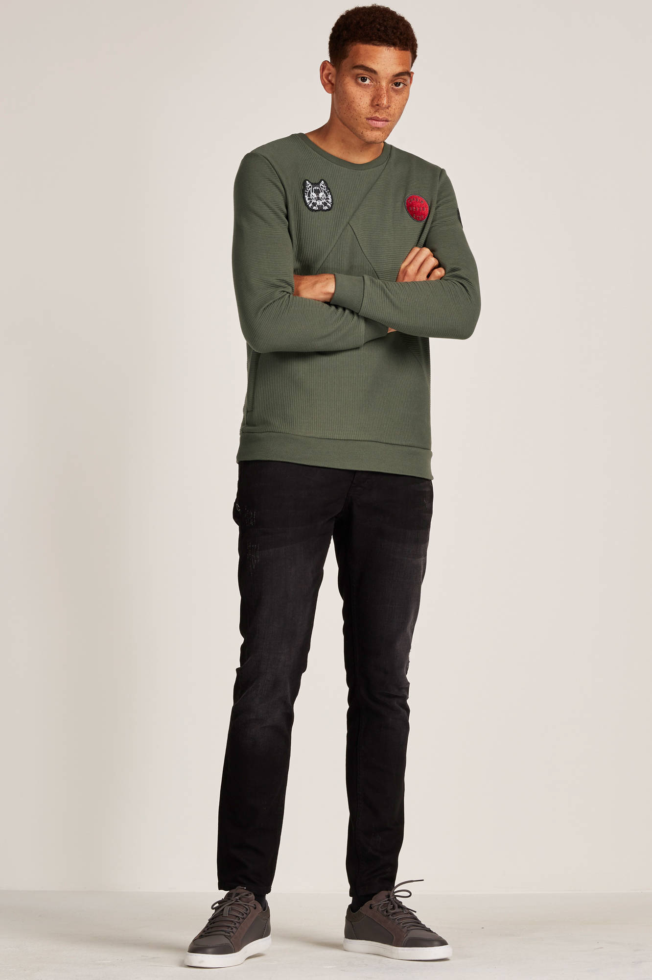 Chasin' Bullet Piece sweater | wehkamp Chasin' Bullet sweater | wehkamp