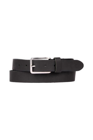 leren riem zwart