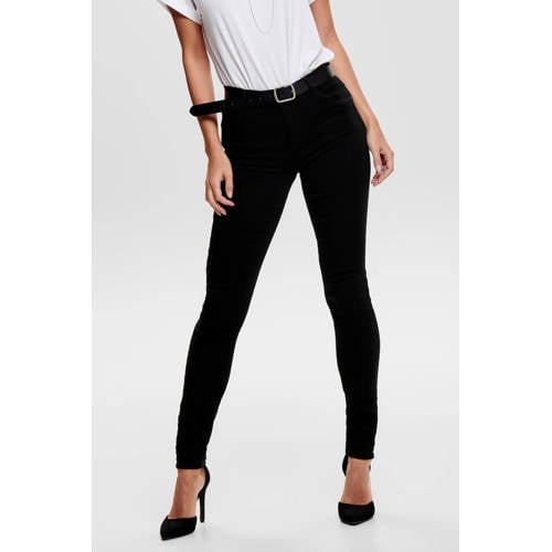 ONLY skinny jeans ONLRAIN black denim afbeelding