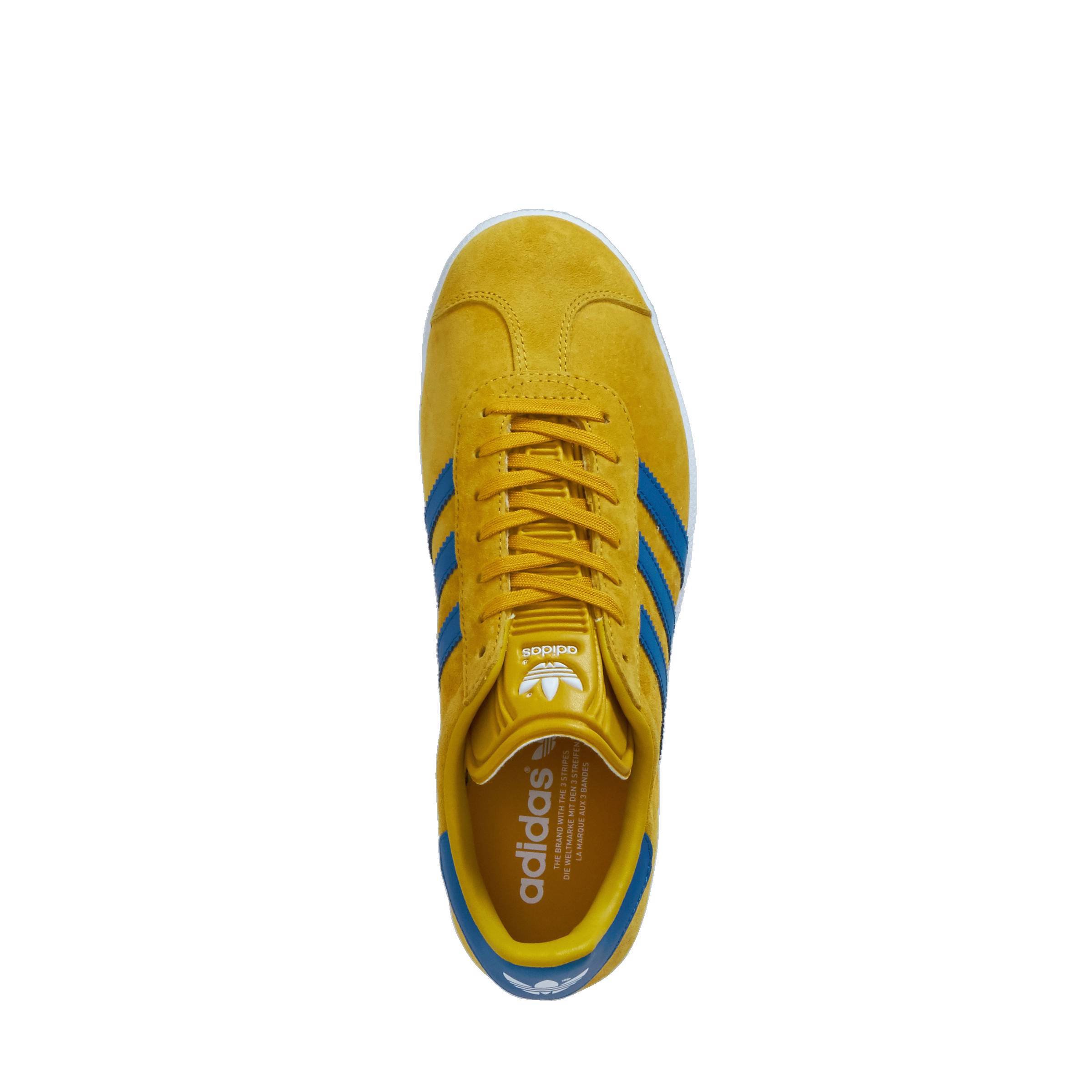 adidas originals gazelle geel