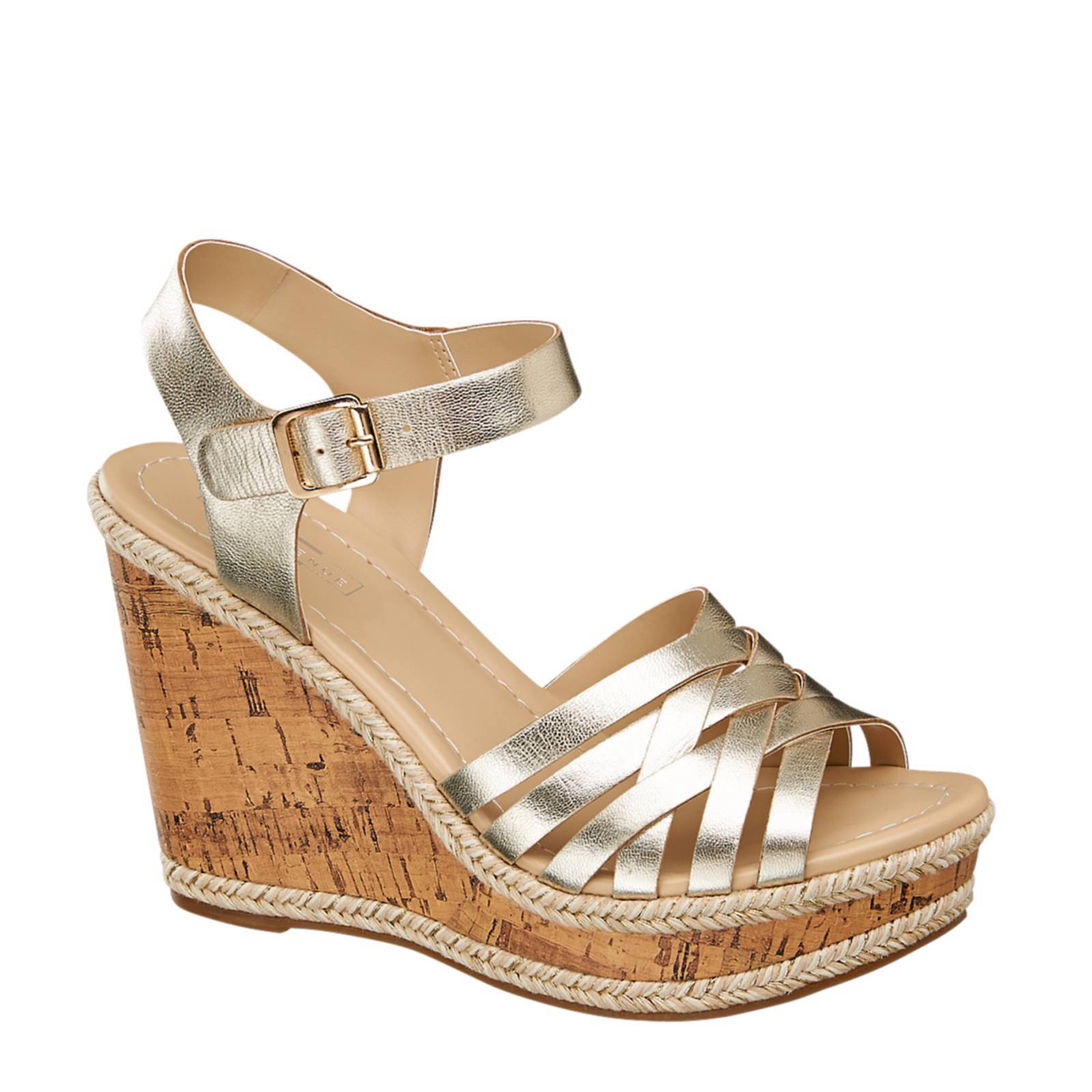 Gele sandalette sleehak Graceland maat 39 - Promotie bij Van Haren