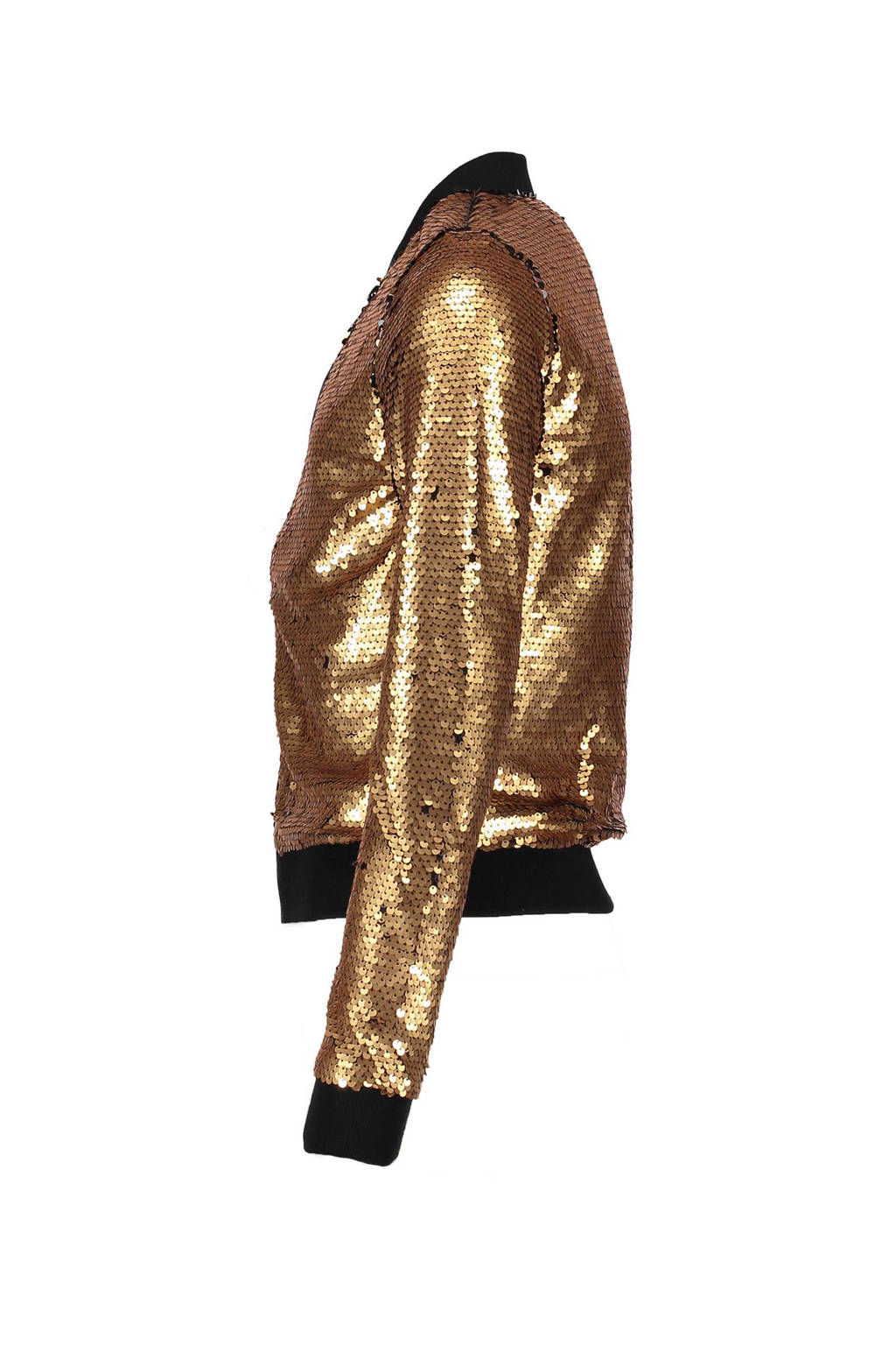 Verrassend Like Flo gouden jas met reversible pailletten | wehkamp YE-31