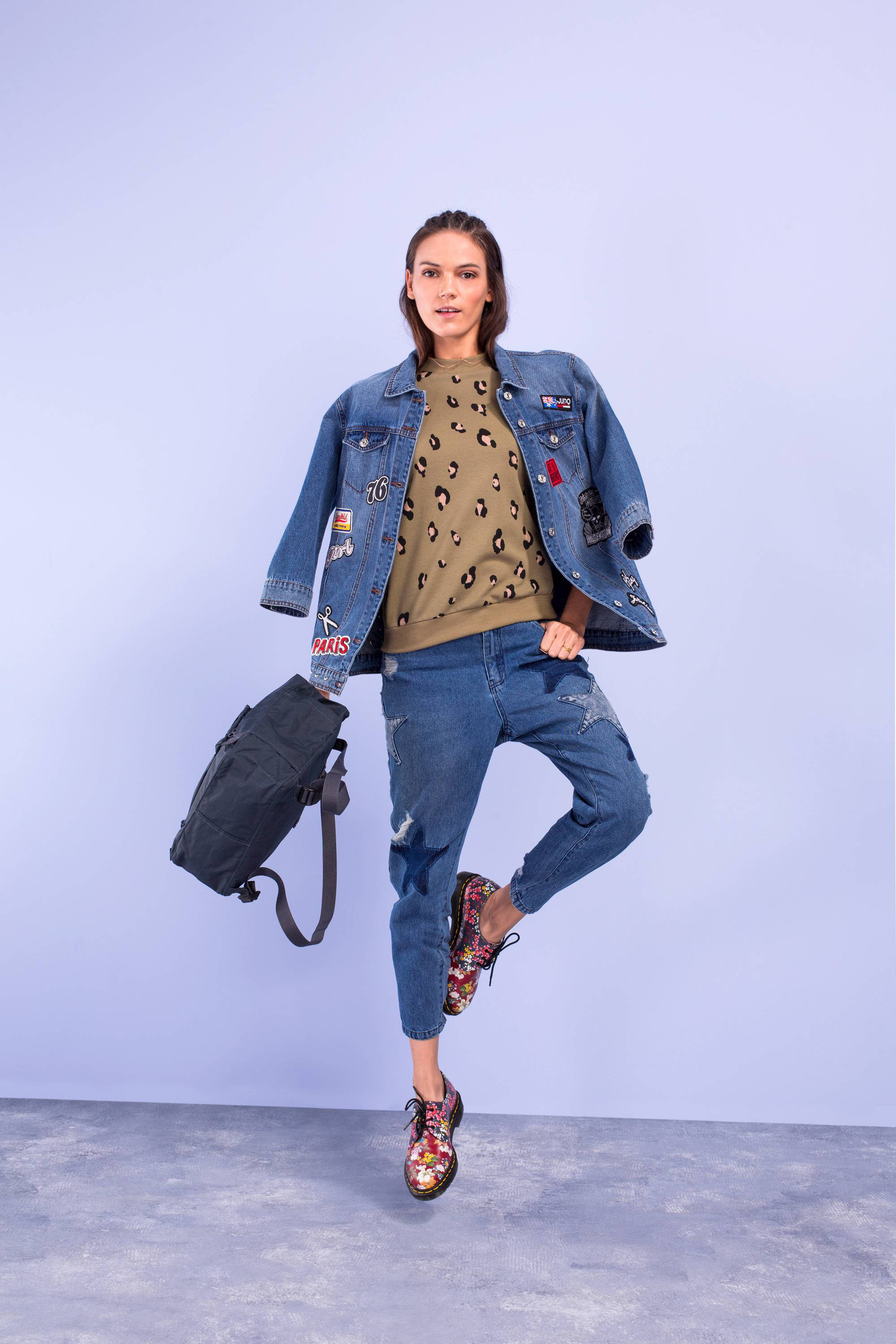 spijkerjasje oversized