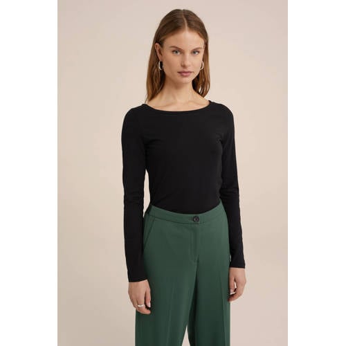 WE Fashion longsleeve zwart afbeelding