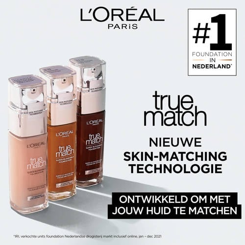 L'Oréal Paris True Match Foundation -6.5D/6.5W Golden Toffee