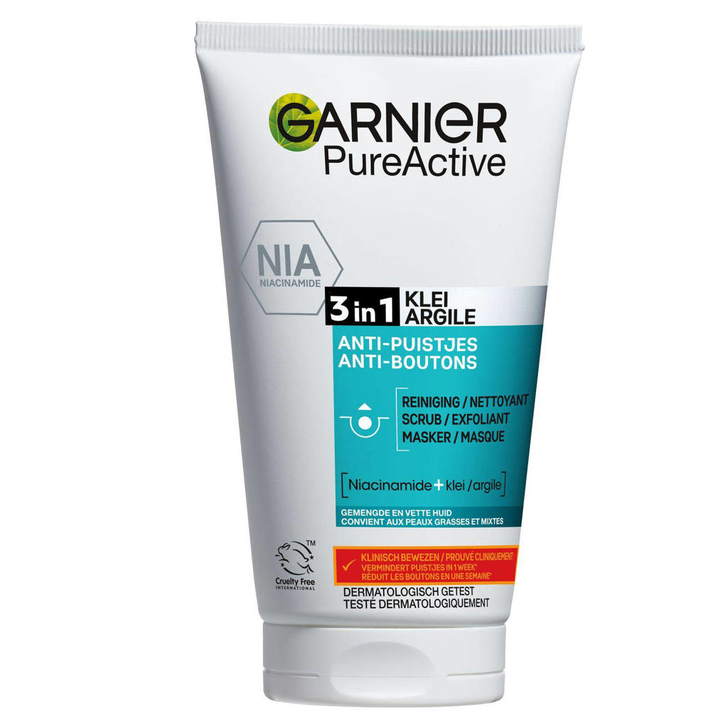 Garnier Skinactive Skin Nat Pure 3in1 scrub - 150 ml
