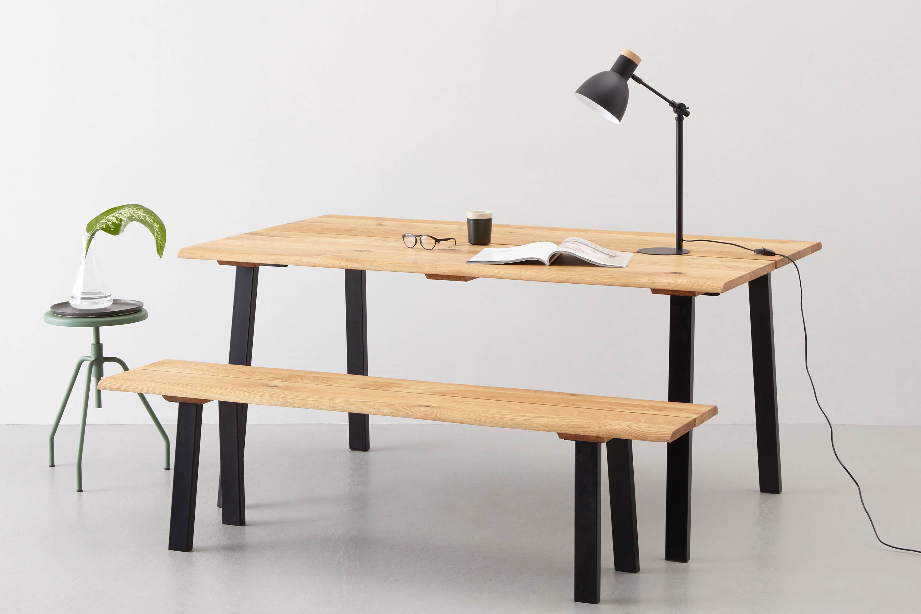 whkmp\'s own eettafel en eetkamerbankje Boston 160 cm | wehkamp whkmp\'s own eettafel en eetkamerbankje Boston 160 cm | wehkamp