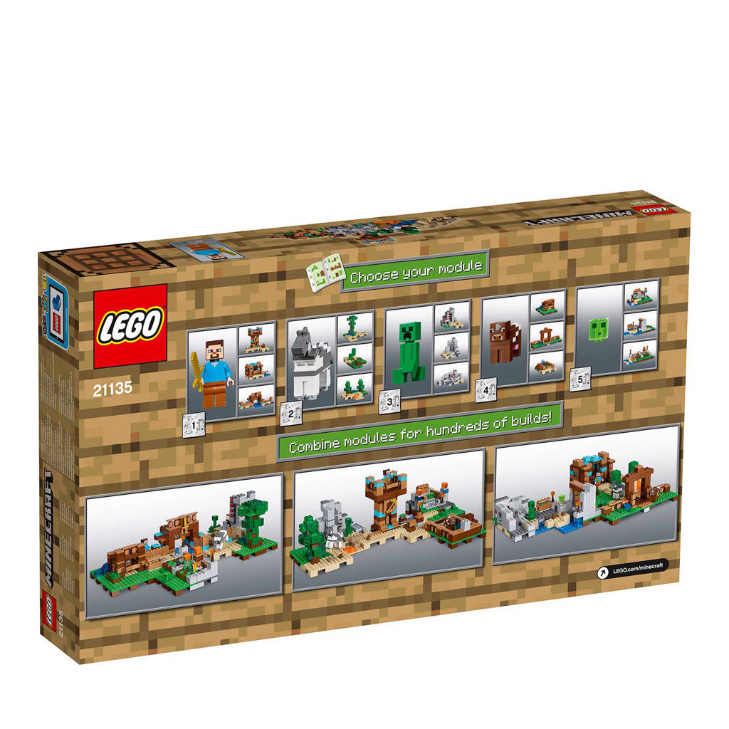 LEGO Minecraft de Crafting-box 2.0 21135 | wehkamp