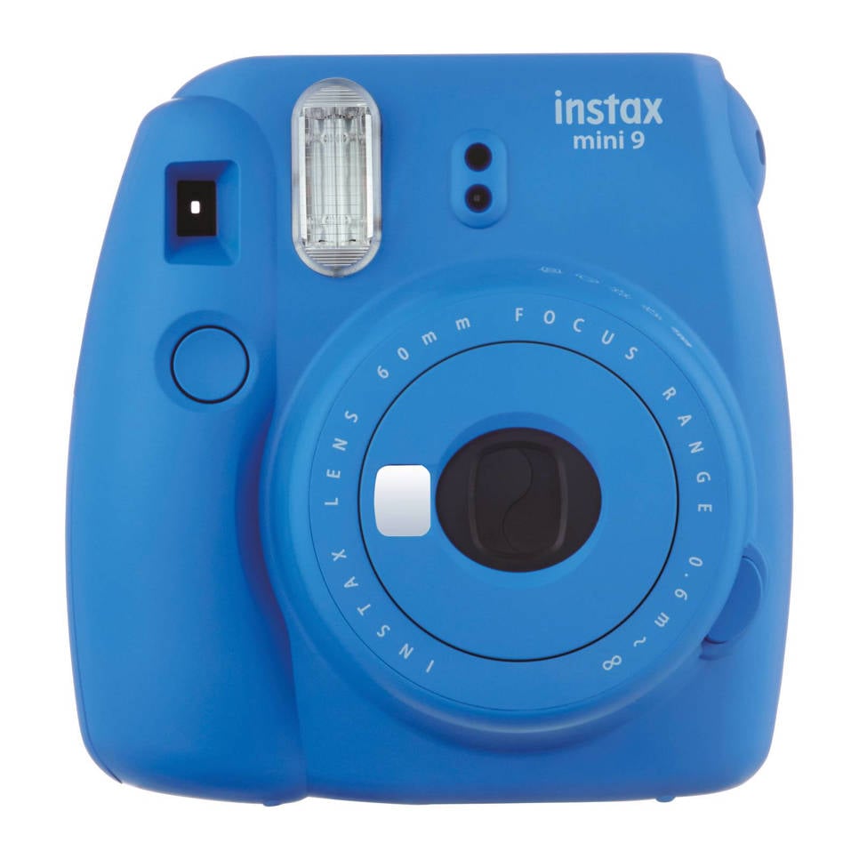 Fujifilm Instax Mini 9 analoge camera, Cobalt blue