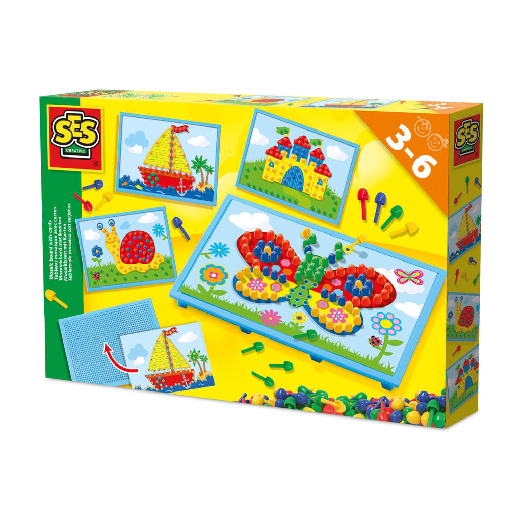 SES Mozaïekbord met kaarten