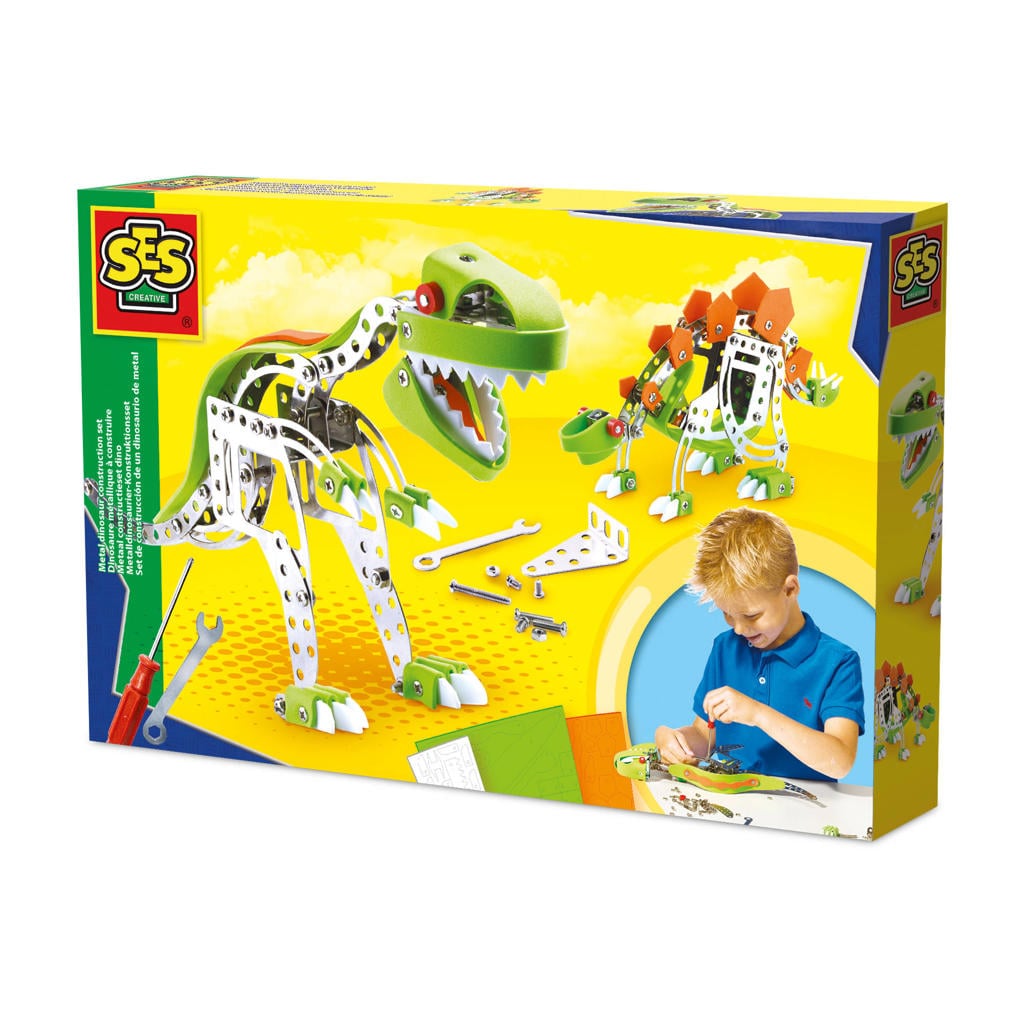 SES Metaal constructieset dino