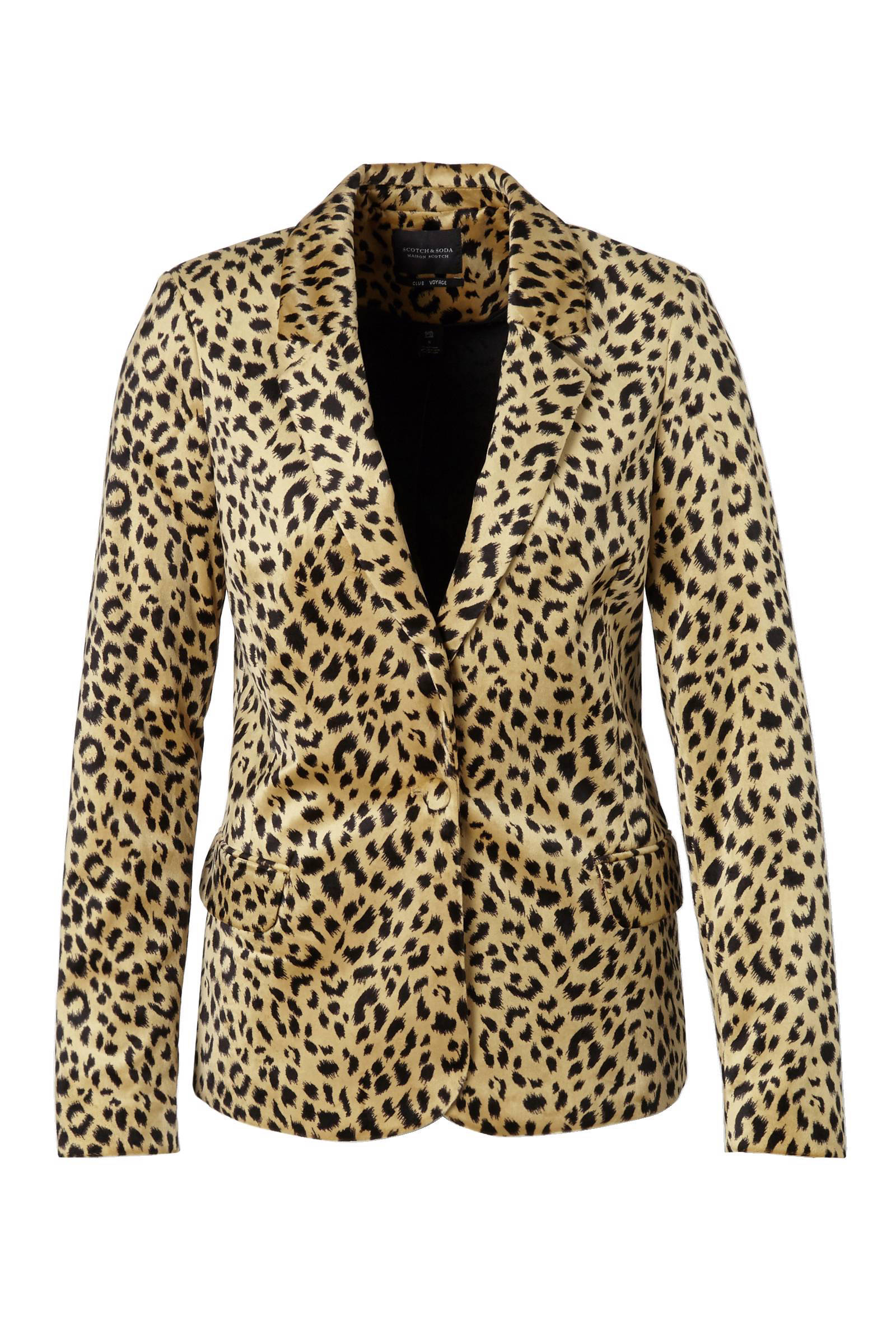 scotch and soda leopard blazer